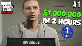 The FASTEST Way to Make 1000000 as a Beginner  GTA Online Rags to Riches Episode 1 [upl. by Gavrilla864]