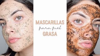 MASCARILLAS PARA PIEL GRASA Y CON ACNÉ  Nicolle Portilla [upl. by Pacien]