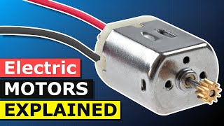 How does an Electric Motor work DC Motor explained [upl. by Fanchet]