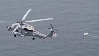 Helicopter Door Gunner Shoots Down Aerial Target Drone [upl. by Aix]