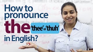 How to Pronounce quotthequot in English  English Pronunciation amp Grammar lesson [upl. by Simpkins46]