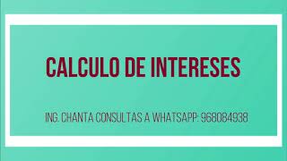 COMO CALCULAR LOS INTERESES POR DEMORA EN PAGO DE VALORIZACIONES MENSUALES  PASO A PASO 2020 [upl. by Raji]