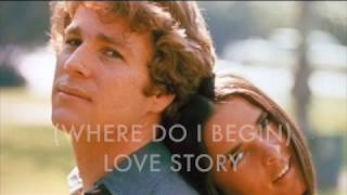 WHERE DO I BEGIN LOVE STORY by Andy Williams with lyrics [upl. by Noterb440]