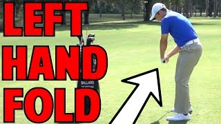 Golf Follow Through  The Left Hand Fold [upl. by Ardnatal860]