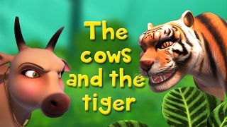 The Cows and the Tiger  Stories for Kids  Infobells [upl. by Crompton980]