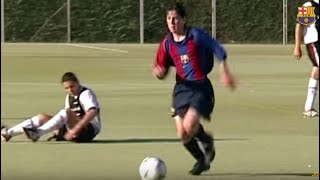 Lionel Messi ● Age 16 Rare Skills Goals amp Dribbles La Masia HD [upl. by Sabec]