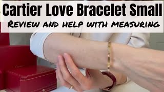 Cartier Love Bracelet Small review and help with measuring for perfect fit [upl. by Asital]