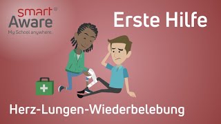 Erste Hilfe HerzLungenWiederbelebung  Fortbildung Pflege  smartAware [upl. by Ecnerewal729]