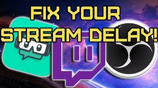 How To Fix TWITCH STREAM DELAY Streamlabs OBS [upl. by Ailehs]