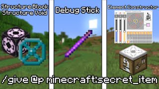 26 Secret Minecraft Items You Didnt Know Existed [upl. by Ahseniuq]