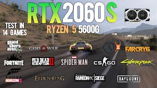 RTX 2060 Super  Ryzen 5 5600G Test in 14 Games in 2023 [upl. by Neivad]