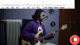 Black Sabbath  Electric Funeral Bass Cover With Playalong Tab [upl. by Tessy631]