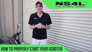 How to Properly Start Your Scooter  Scooter Startup Troubleshooting [upl. by Merrily]