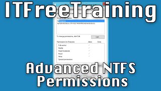 Advanced NTFS Permissions [upl. by Tiat]