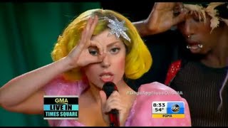 Lady Gaga  Applause Live  GMA HD [upl. by Vassily]