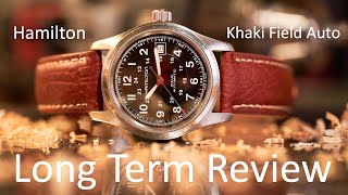 Hamilton Khaki Field Auto 38mm Full Review and History [upl. by Idnil]