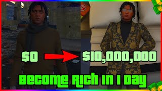 How to Become Rich in GTA 5 Online in 1 Day [upl. by Ashelman297]