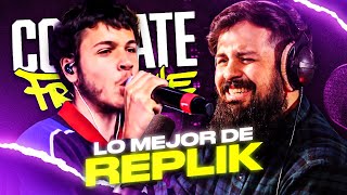 TE EXTRAÑABAMOS MANUCHO  REACCION A REPLIK EN COMBATE FREESTYLE  F7 ARG [upl. by Aihsot522]