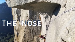 Yosemite Rock Climbing  Nose In A Day  El Capitan  8 Hour NIAD [upl. by Llerahc]