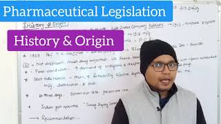 Pharmaceutical Legislation  History Origin amp Introduction  Jurisprudence L1 Chapter8 [upl. by Adnawyt880]