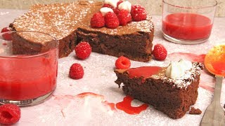 Fudgy Flourless Chocolate Cake [upl. by Rennob]