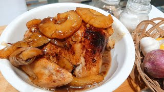 Chicken Hamonado In Rice Cooker  Simplified Version  Ulam Pinoy Recipe  Panlasang Pinoy [upl. by Kellia]