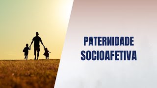 Paternidade socioafetiva [upl. by Alli]