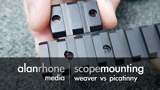 Scope Mounting  Weaver vs Picatinny [upl. by Martin]