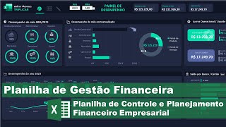 Planilha Gestão Financeira Excel [upl. by Mensch]