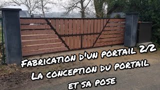 Comment fabriquer un portail coulissant 22  Fabrication du portail et son installation portail [upl. by Recneps]