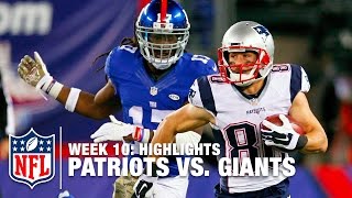 Patriots vs Giants  Week 10 Highlights  NFL [upl. by Nanor]