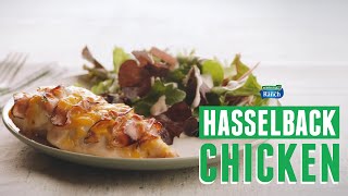 Ranch Hasselback Chicken  KetoFriendly [upl. by Claudetta]