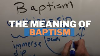 The Meaning of Baptism [upl. by Kendry680]