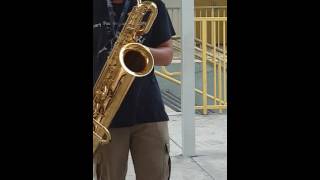 Seven Nation Army Trumpet Trombone Bari sax cover [upl. by Eile]