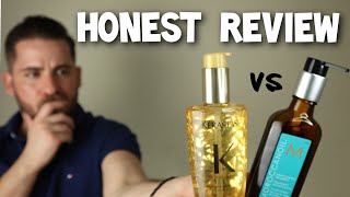 MOROCCANOIL VS KERASTASE ELIXIR ULTIME  Honest review  which hair oil is best [upl. by Hsemar]