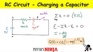 RC Circuit Charging a capacitor [upl. by Elliot]