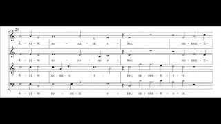 Hans Leo Hassler  Cantate domino score [upl. by Ynes81]