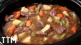 Easy Crock Pot Beef Stew Recipe [upl. by Eineeuq583]