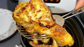 Yogurt Marinated Chicken in Air Fryer  Chicken in Yoghurt Marinade Recipe [upl. by Annaeed815]