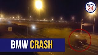 VIDEO New footage shows devastation after Cape Town N1 high speed crash [upl. by Acinot]