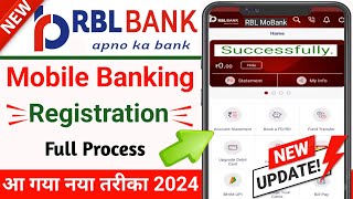 RBL Mobile Banking Registration 2024  How to Activate RBL Mobile Banking  SSM Smart Tech [upl. by Molahs]