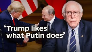 Bernie Sanders on Trump’s alignment with Russia [upl. by Selegna]