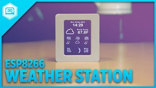 ESP8266 WiFi Weather Station with Color TFT Display [upl. by Mroz876]