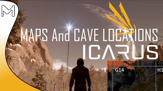 Icarus Tips  Tutorial  Game Maps Cave Locations By FinallyRage [upl. by Keele]