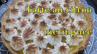 tarte au citron meringuée facile et rapide [upl. by Ecnarf844]