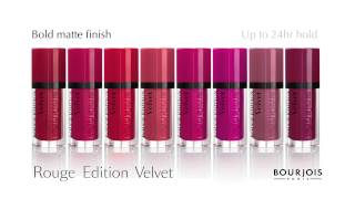 Bourjois Rouge Edition Velvet lipstick [upl. by Asilec]