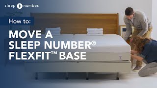 How To Move A Sleep Number® FlexFit™ Base [upl. by Enelaehs827]