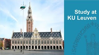 Study at KU Leuven presentation  Info about Europes most innovative university [upl. by Ccasi]