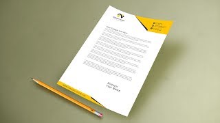 Letterhead Design in Adobe Illustrator [upl. by Eirb]