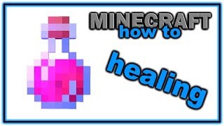 How to Make a Potion of Healing  Easy Minecraft Potions Guide [upl. by Towbin]